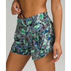 Lululemon Track That Mid-Rise Short Women’s Size 6 Rapid Flourish Multi Athletic